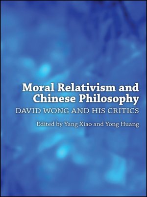 cover image of Moral Relativism and Chinese Philosophy